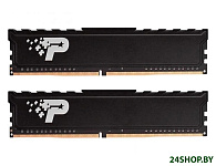 Картинка Оперативная память Patriot Signature Premium Line 2x8GB DDR4 PC4-21300 PSP416G2666KH1
