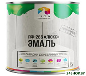 Картинка Эмаль LIDA ПФ-266 Люкс 2 л (классический)