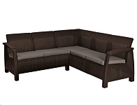 Картинка Диван садовый Keter Сorfu II Relax 241728 (коричневый)