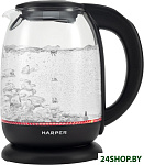 Картинка Электрический чайник Harper HWK-GD04 Black