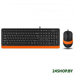 Картинка Клавиатура + мышь A4Tech Fstyler F1010 Orange