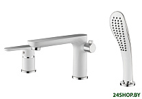 Картинка Смеситель Ledeme L1153W (белый/хром)