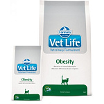 Картинка Сухой корм для кошек Farmina Vet Life Obesity 2 кг