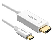 Картинка Кабель UGREEN MM121 30841 (1.5 м, белый)