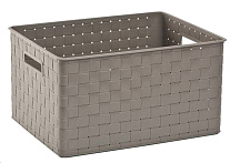 Картинка Корзина Curver Nuance M 243725 (18л, темно-коричневый)