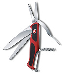 Картинка Нож перочинный Victorinox RangerGrip 71 Gardener 0.9713.C (красно-чёрный)