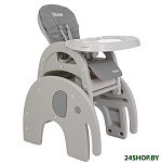 Картинка Стульчик для кормления Pituso Elephant D02-2 (Grey)
