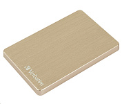 Картинка Внешний накопитель Verbatim Store 'n' Go Alu 1TB 53664 (золотистый)