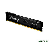Картинка Оперативная память Kingston FURY Beast 16GB DDR4 PC4-28800 KF436C18BB/16