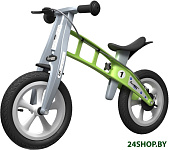 Картинка Беговел FirstBIKE Street с тормозом (зеленый)