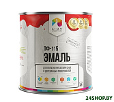Картинка Эмаль LIDA ПФ-115 2 л (темно-серый)