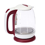 Картинка Электрочайник Willmark WEK-1704G (белый, красный)