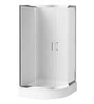 Картинка Душевой уголок Deante Funkia 80x80 KYP 654K (хром/матовое)