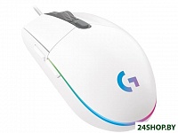 Картинка Игровая мышь Logitech G102 Lightsync (белый)