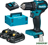Картинка Дрель-шуруповерт Makita DDF485RAJ (с 2-мя АКБ, кейс)