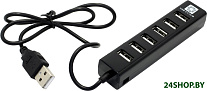Картинка USB-хаб 5bites HB27-208BK