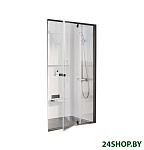 Картинка Душевая дверь Ravak Pivot PDOP2-100 (черный/прозрачный)