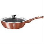 Картинка Сковорода с крышкой Berlinger Haus BH-1517N Rosegold Line 24см