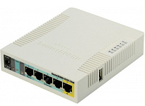 Картинка Маршрутизатор беспроводной MikroTik RB951Ui-2HnD