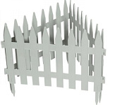 Картинка Забор декоративный PALISAD 65004 (белый)