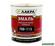 Картинка Эмаль Лакра ПФ-115 2 кг (вишневый)