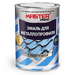 Картинка Грунт-эмаль Master Prime Для металлопрофиля и сендвич-панелей 0.9 л (RAL1014)