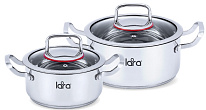 Картинка Набор кастрюль LARA LR02-107 Prima