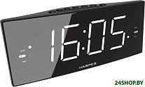 Картинка Радиочасы HARPER HCLK-2050 WHITE LED