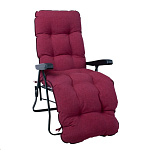Картинка Складной шезлонг Home4you Baden-Baden T0590262 (бордовый)