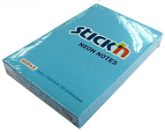 Картинка Блок самоклеящийся бумажный Stickn Hopax 21207 (голубой)