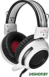 Картинка Наушники с микрофоном Oklick HS-G300 Белый, черный AH-V1W