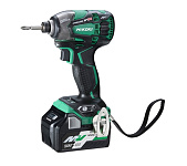 Картинка Ударная дрель-шуруповерт Hikoki (Hitachi) WH 36DB (с 2-мя АКБ, кейс)