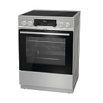 Картинка Плита Электрическая Gorenje ECS6350XC (нержавеющая сталь/черный стеклокерамика)