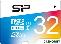 Elite microSDHC SP032GBSTHBU1V21SP 32GB (с адаптером)