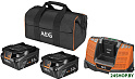 Аккумулятор с зарядным устройством AEG Powertools SETLL1850SHD 4935478945 (2x18В/5 Ah + 18В, сумка)