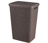 Картинка Корзина Curver Jute 245977 (58л, фиолетово-коричневый)