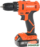 Картинка Дрель-шуруповерт Patriot BR 187UES (с 2-мя АКБ, кейс)