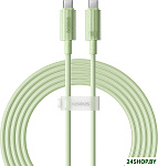 Habitat Series Fast Charging Cable 100W USB Type-C - USB Type-C (2 м, зеленый)