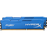 Оперативная память Kingston HyperX Fury Blue 2x4GB KIT DDR3 PC3-10600 (HX313C9FK2/8)