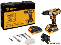 DKCD20V 080-1002 (с 2-мя АКБ, кейс, оснастка)