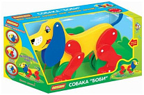 Картинка Каталка Полесье Собака Боби (в коробке) арт. 3330