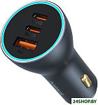 Golden Contactor Pro GaN Fast Charging Car Charger U+2C 65W C00035202841-00 (серый)