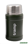 Картинка Термос для еды Tramp TRC-132 0,8 л (оливковый, с чехлом)