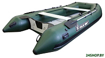 Картинка Надувная лодка Polar Bird Merlin PB- 360M ПБ40 стеклокомпозит (зеленый)
