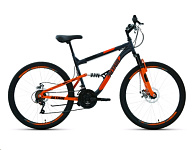 Картинка Велосипед Altair MTB FS 26 2.0 disc р.18 2021 (серый)