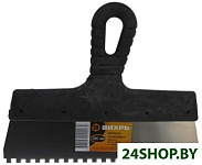 Картинка Шпатель зубчатый Вихрь 6х6 мм, 250 мм