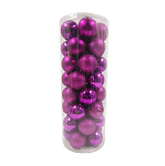 Картинка Набор ёлочных шаров Winter Glade 60140G219 (фиолетовый)