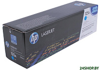 Картинка Картридж для принтера HP 125A (CB541A)