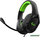 Картинка Наушники SmartBuy SBHG-9720 RUSH STRIKEEM (черный/зеленый)