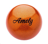 Картинка Мяч Amely AGB-103 19 см (оранжевый)